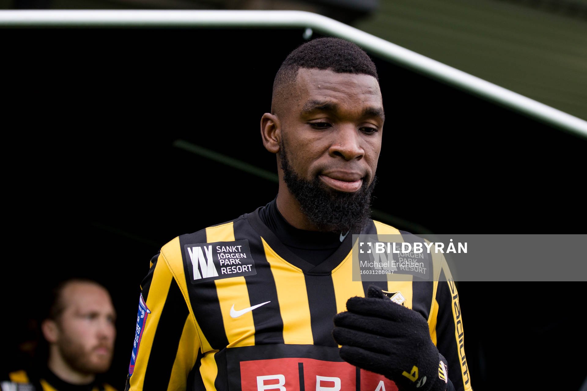 Häckens Tefu Mashamaite innan kvartsfinalen av Svenska