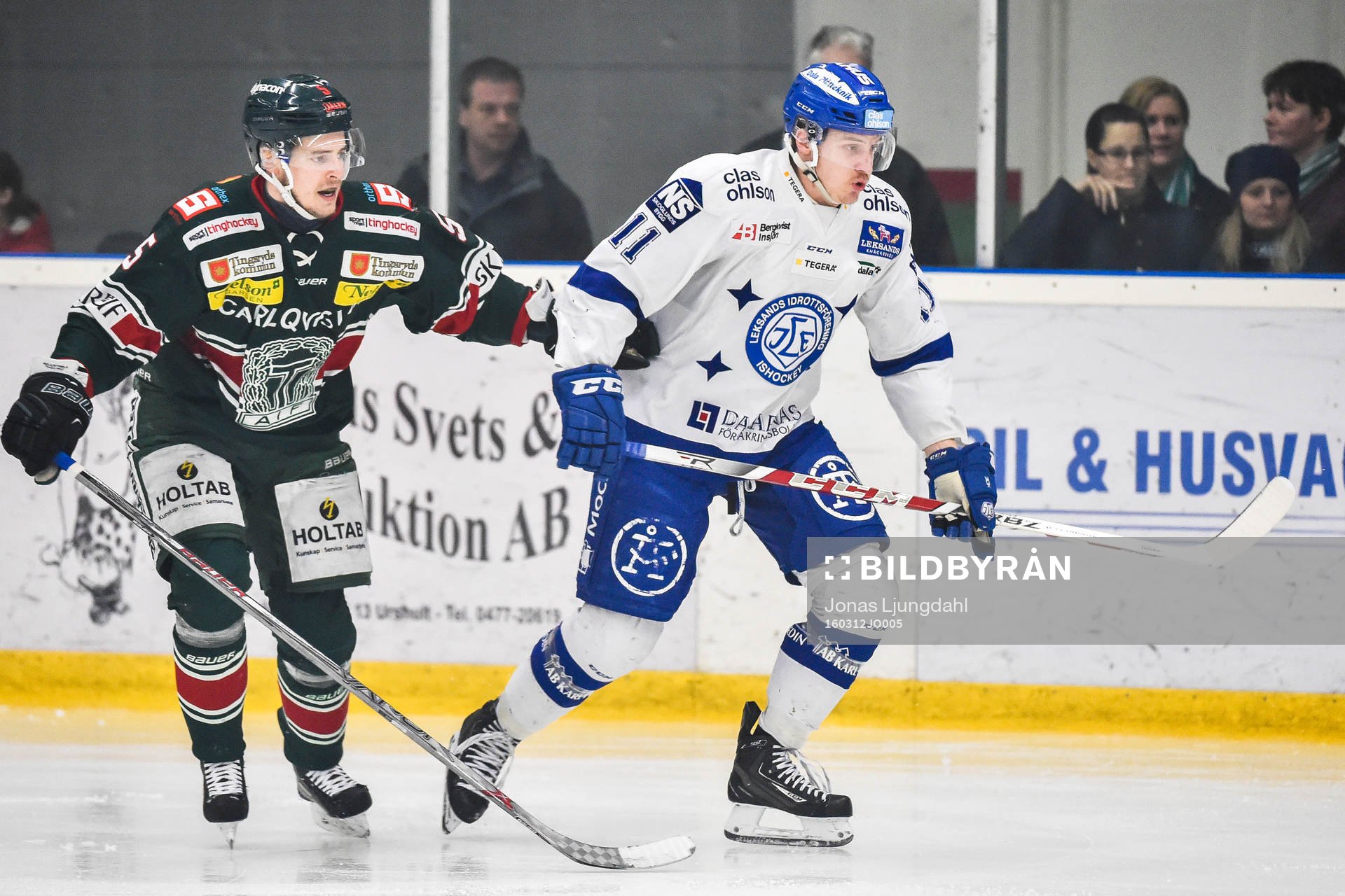 Tingsryds Niklas Enberg och Leksands Martin Karlsson