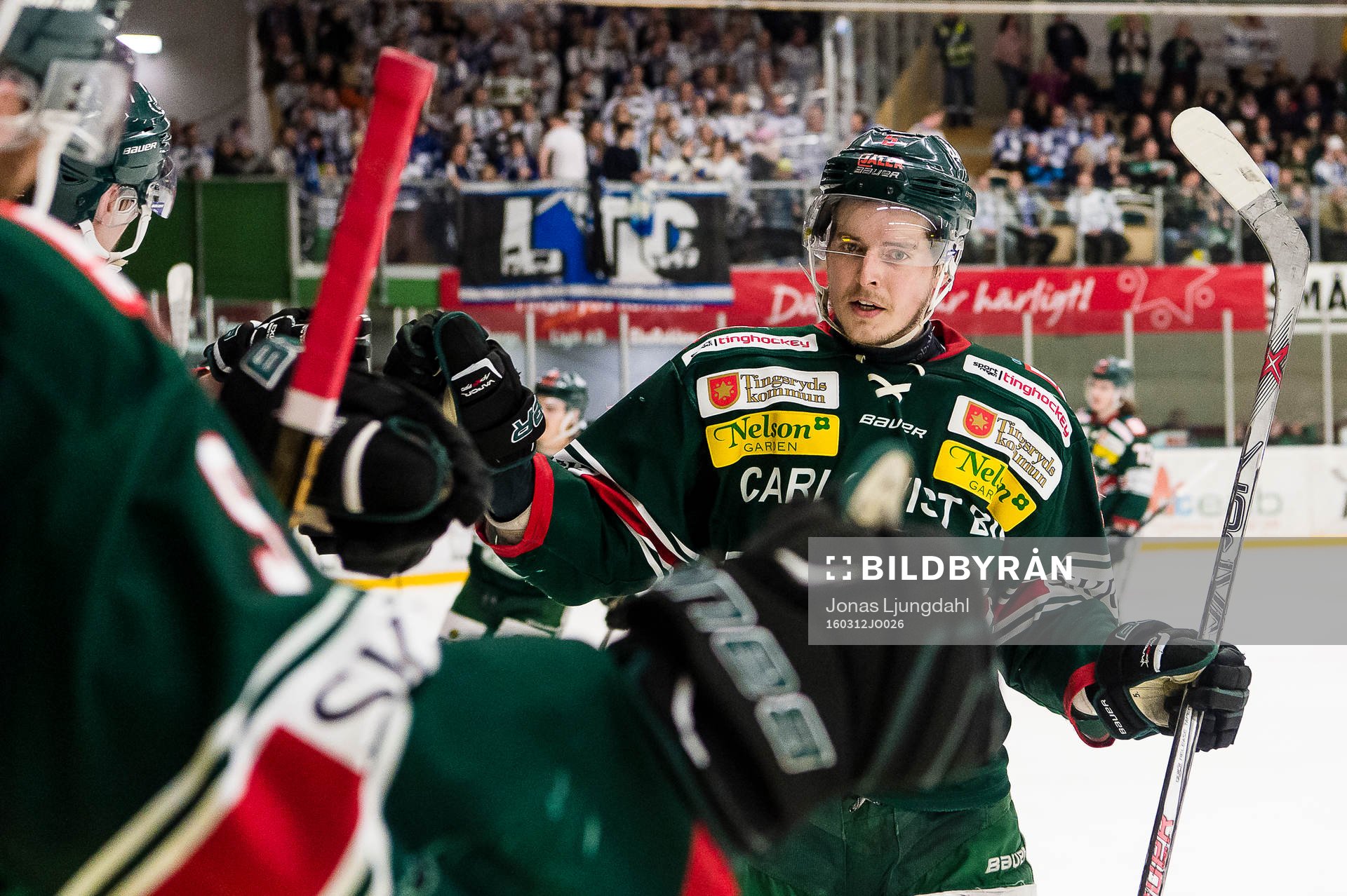 Tingsryds Niklas Enberg jublar