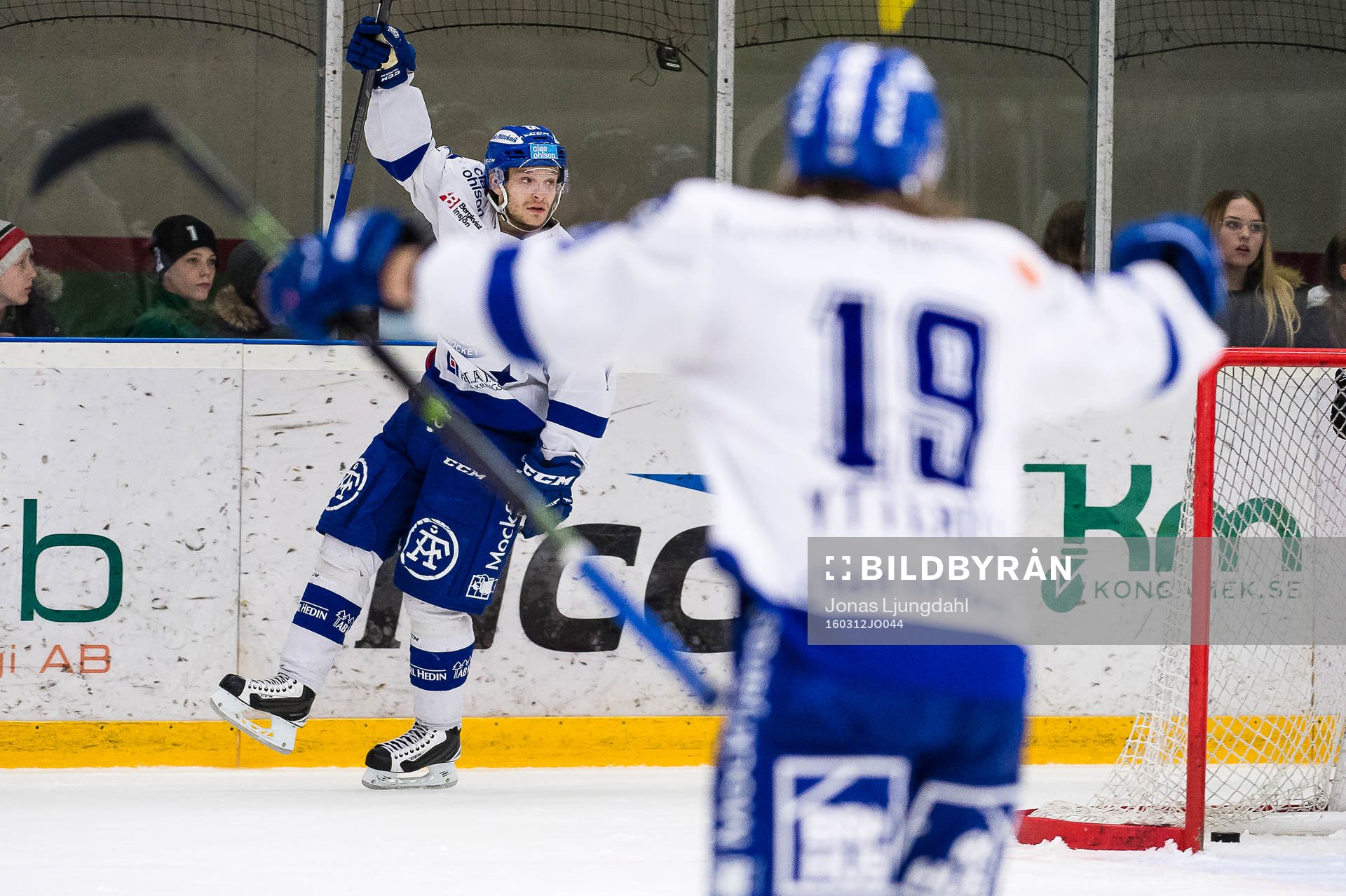Leksands Johan Olofsson jublar