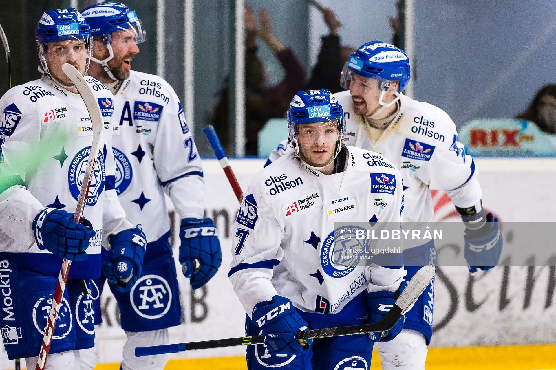 Leksands Johan Olofsson jublar