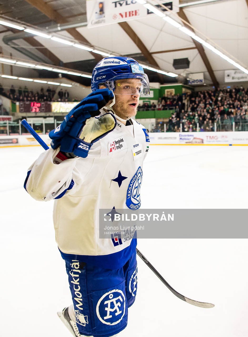 Leksands Johan Olofsson jublar
