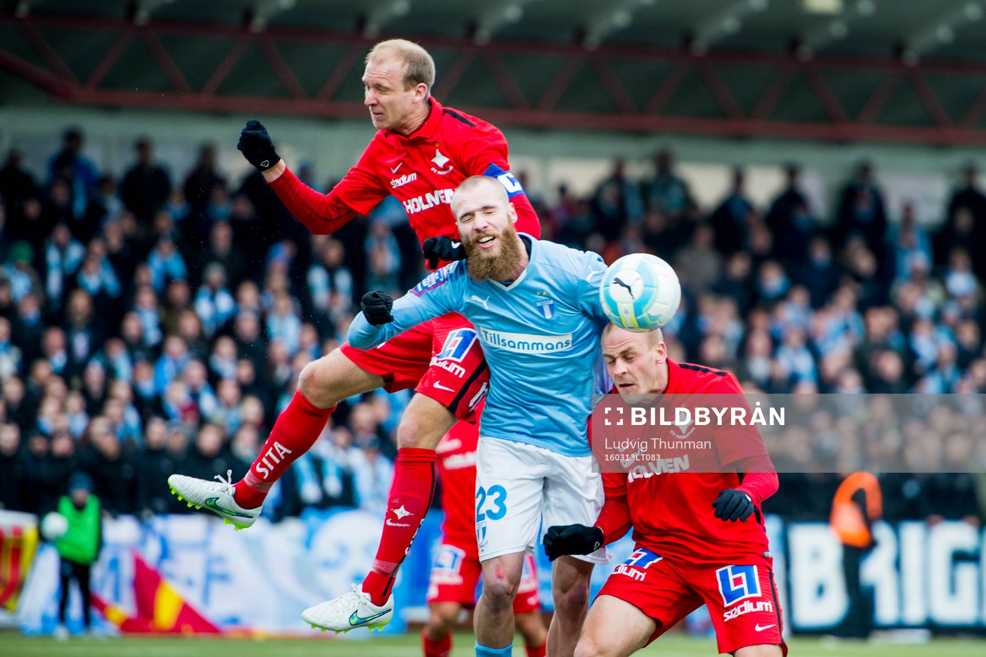 Norrköpings Andreas Johansson och Malmö FFs Jo Inge Berget