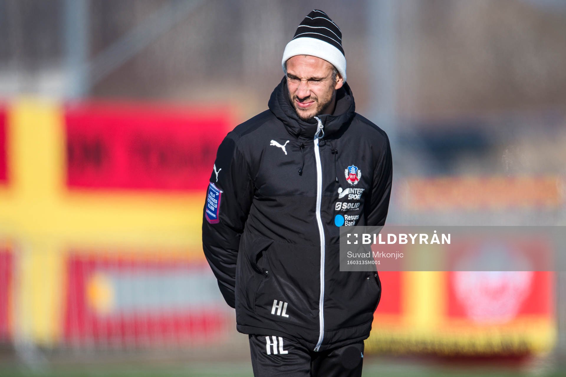 Helsingborgs manager Henrik Larsson före kvartsfinalen i