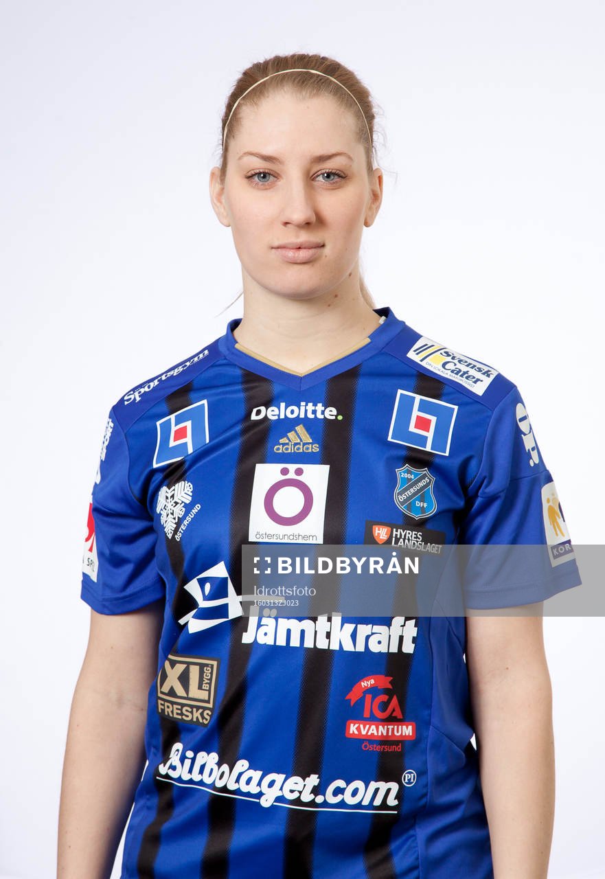 Malin Winberg poserar för ett porträtt den 13 mars 2016 i Östersund.