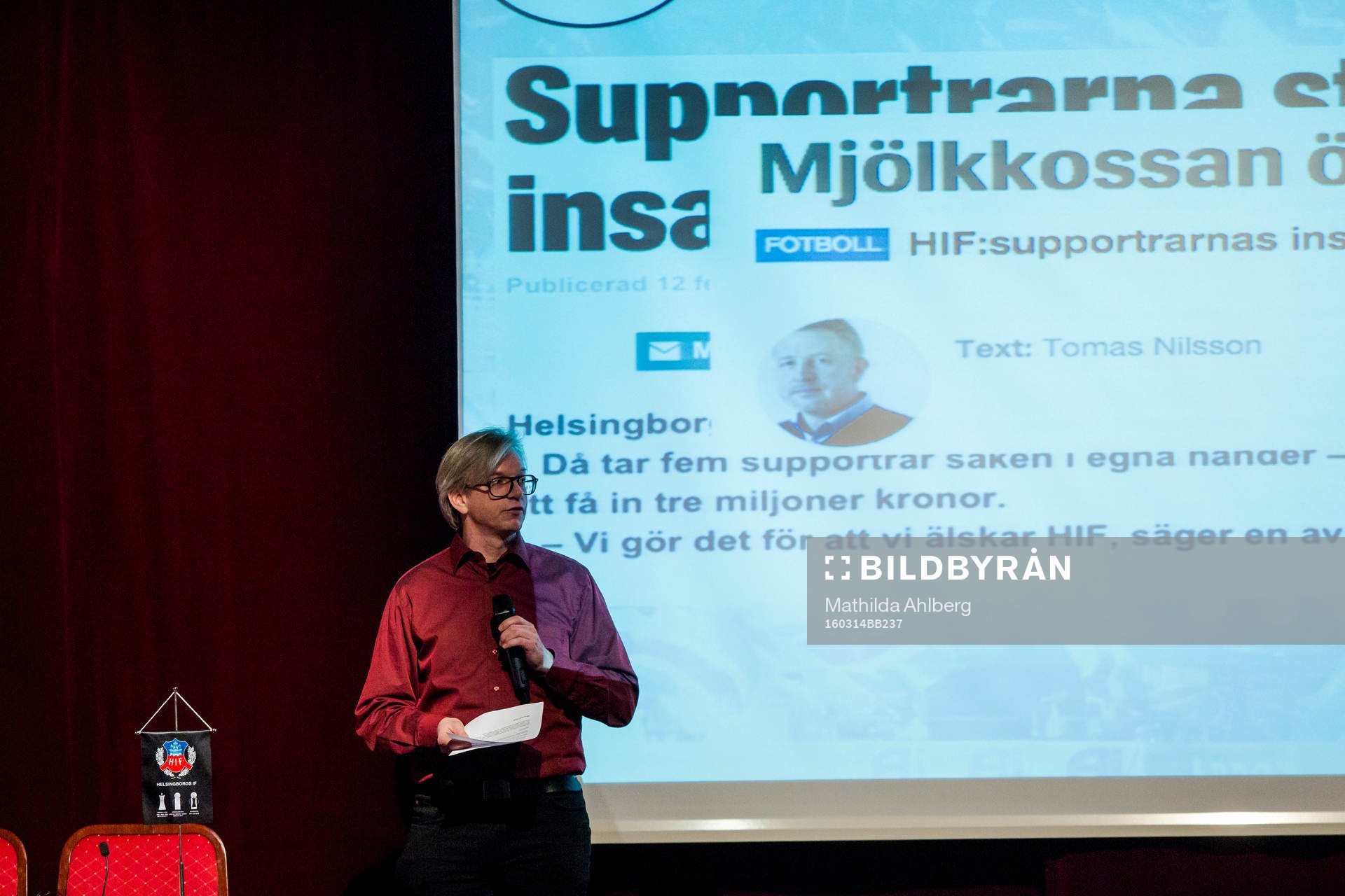 En av initativtagarna bakom supporterinitiativet