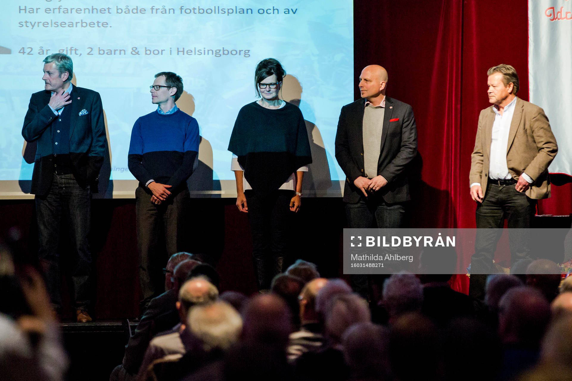 Helsingborg IFs nya styrelse bestående av Magnus Eriksson,
