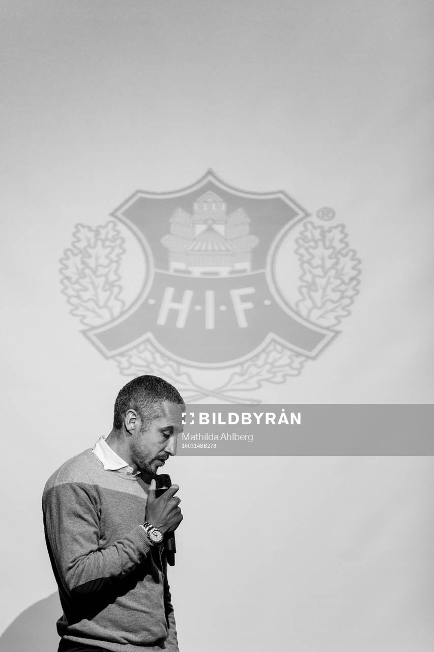 Helsingborgs manager Henrik Larsson