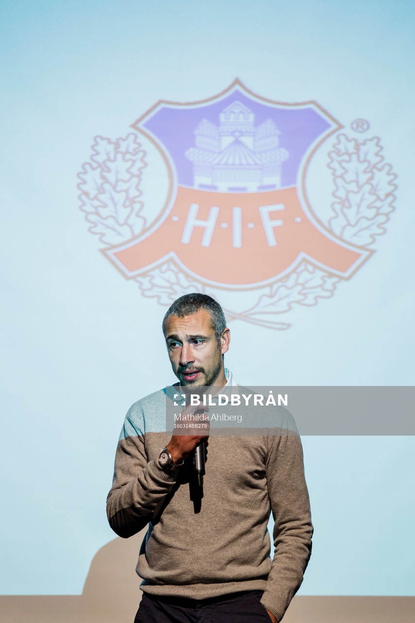 Helsingborgs manager Henrik Larsson
