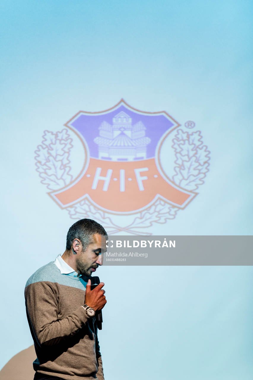 Helsingborgs manager Henrik Larsson
