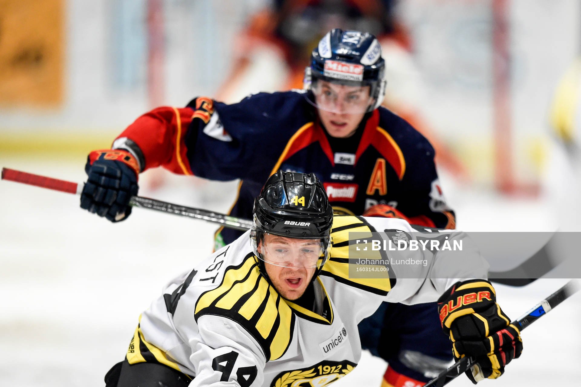 Brynäs Jacob Blomqvist och Djurgårdens Robin Alvarez