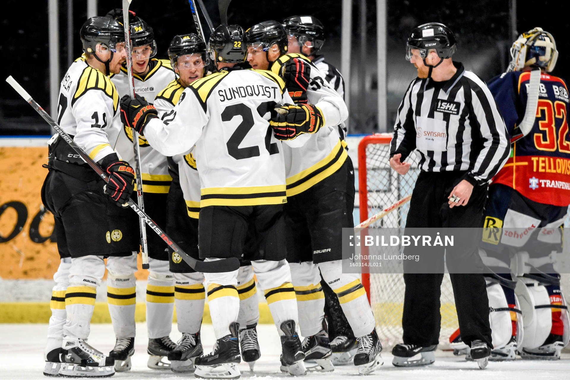 Brynäs Nick Johnson jublar