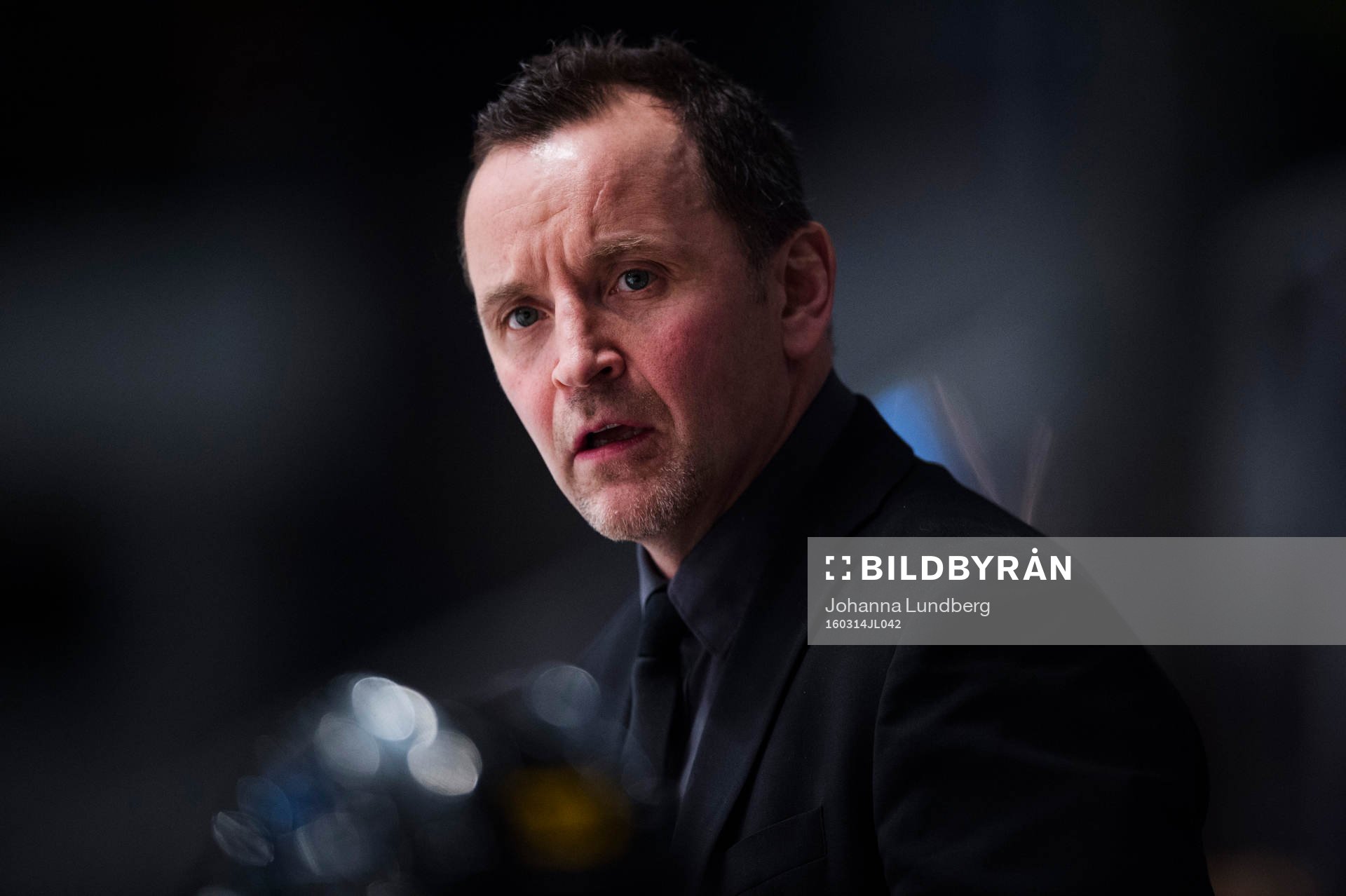Brynäs tränare Thomas Berglund  i åttondelsfinal 3 i