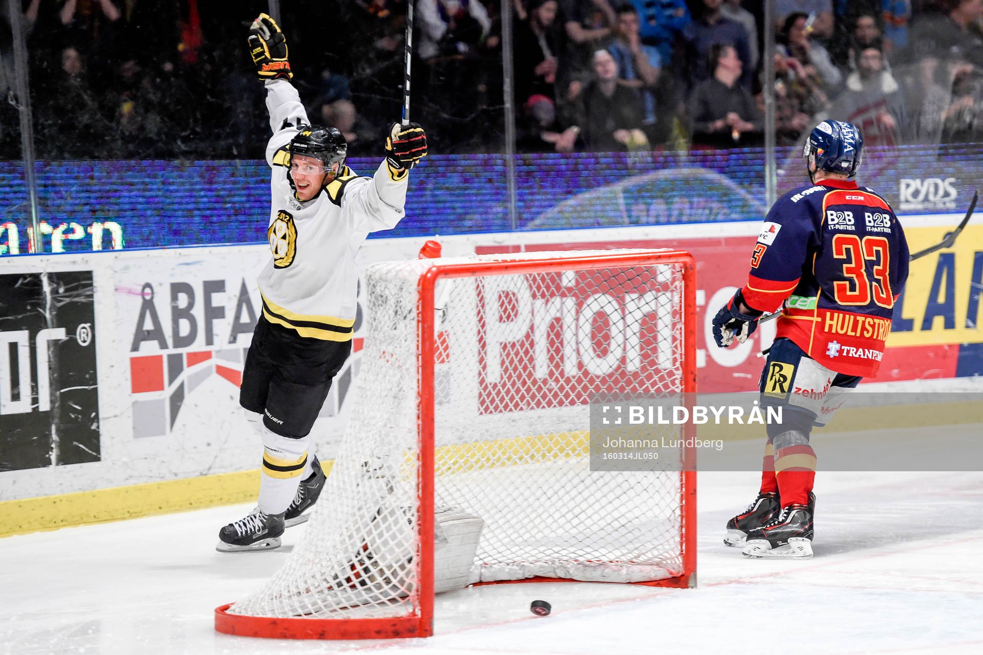 Brynäs Jacob Blomqvist jublar