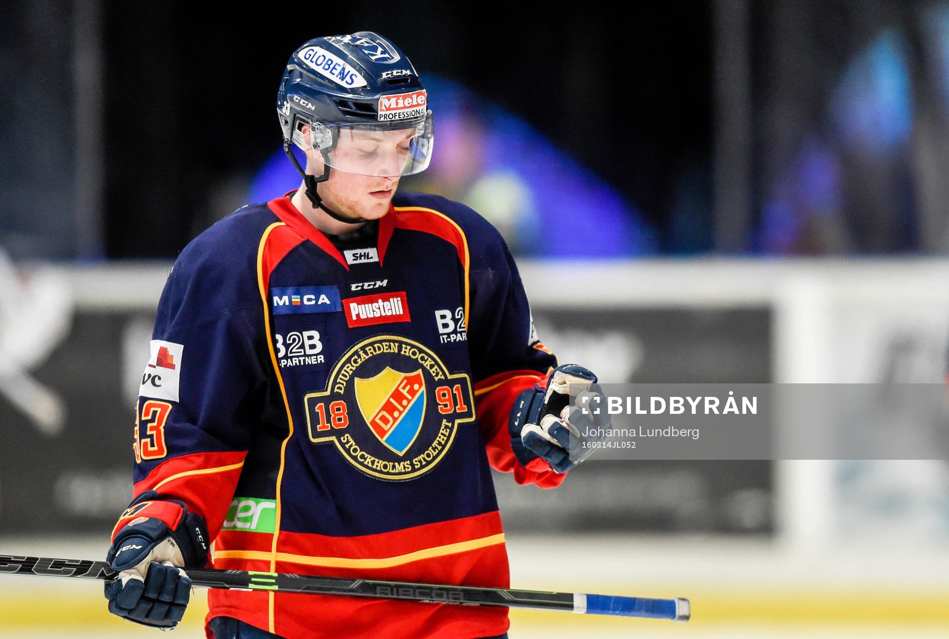 Djurgårdens Linus Hultström deppar