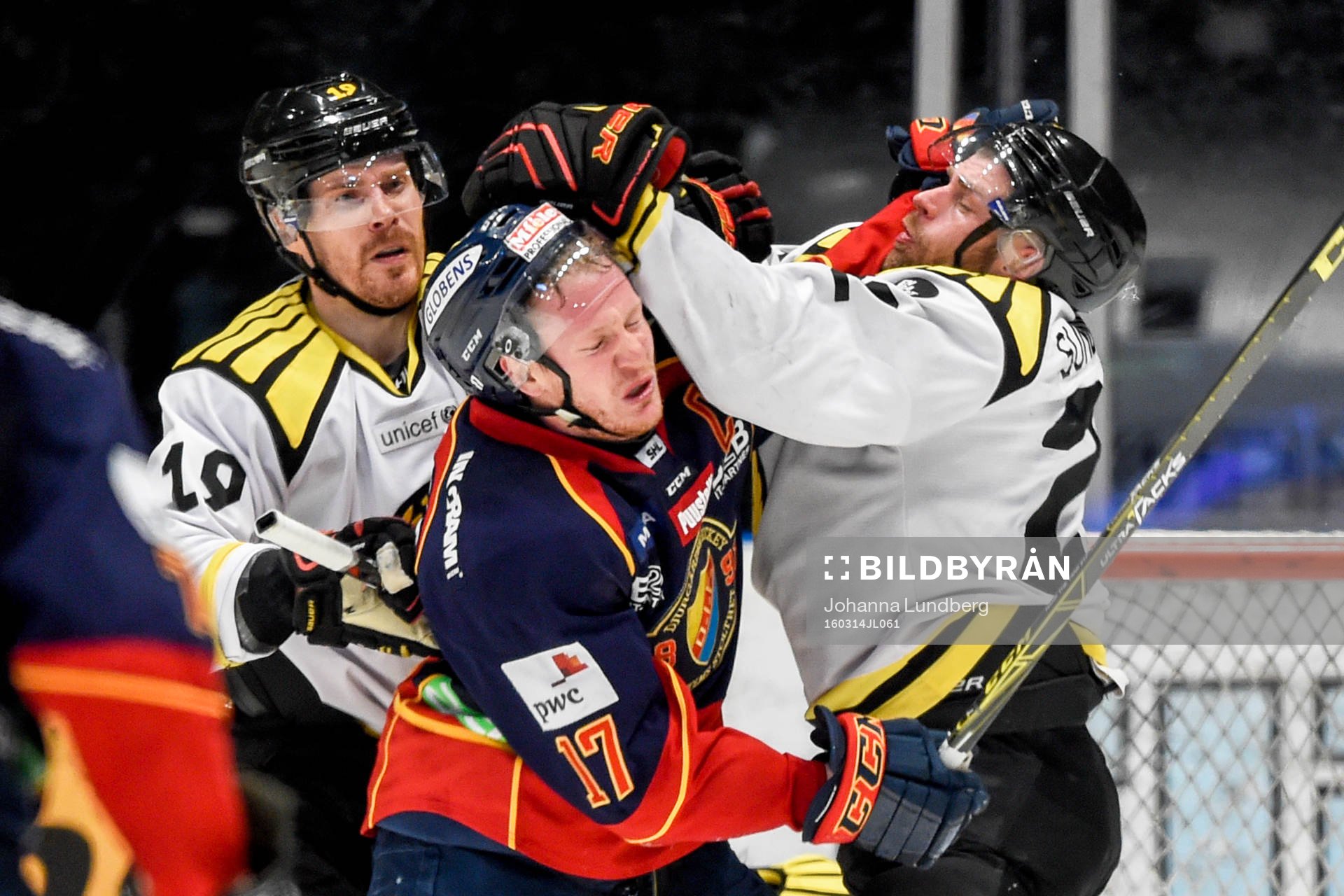 Brynäs Jörgen Sundqvist och Djurgårdens Henrik Eriksson