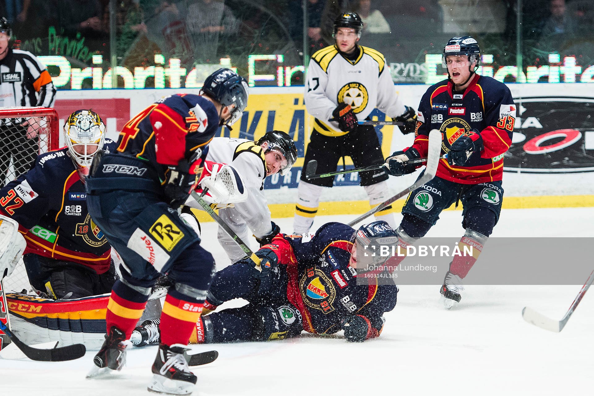 Brynäs Ponthus Westerholm och Djurgårdens Marcus