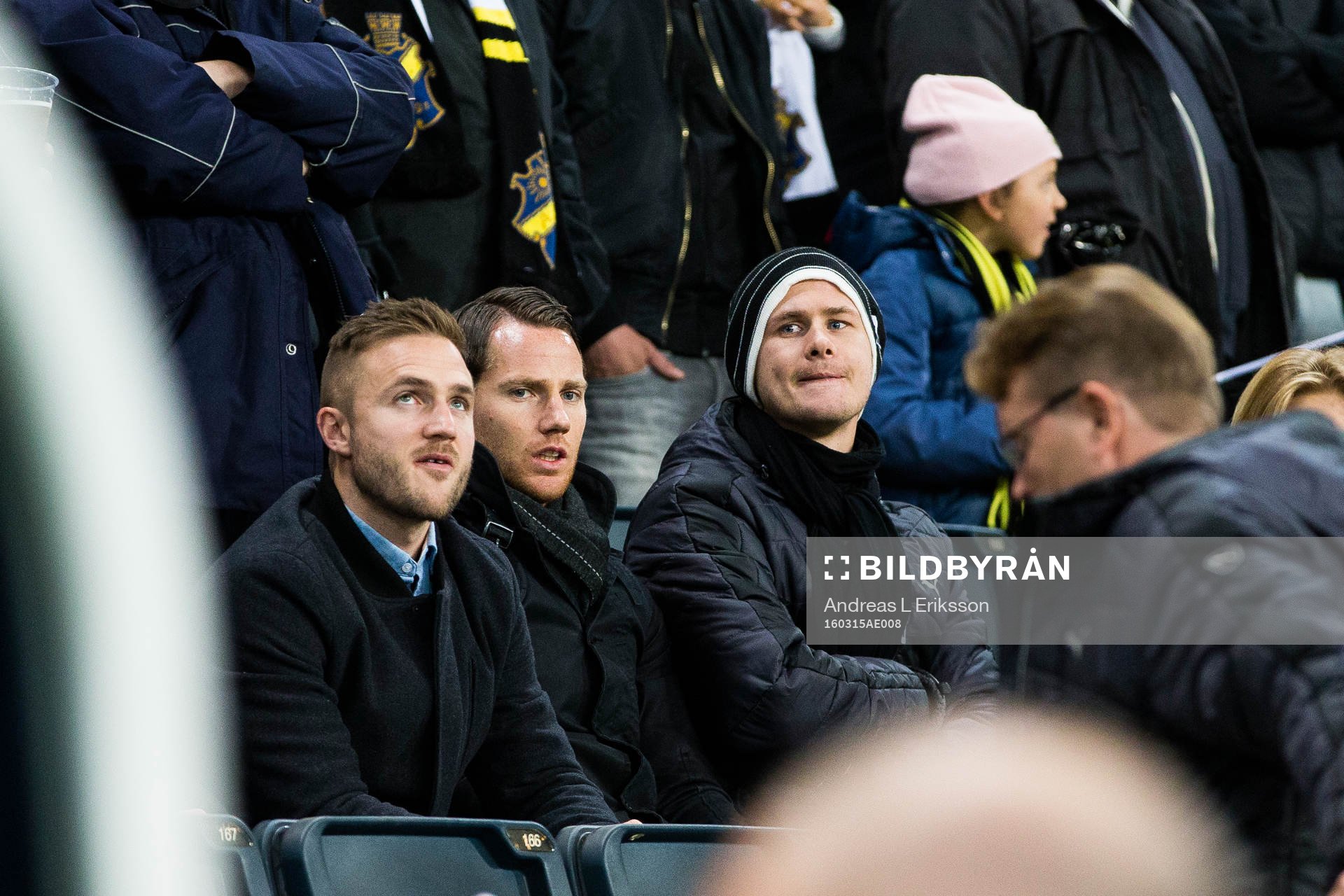 Hammarbys Mats Solheim, Johan Persson och Erik Israelsson