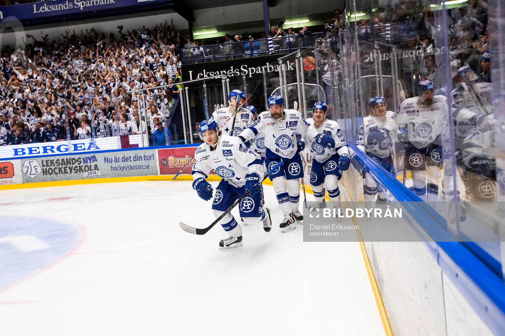 Leksands Johan Olofsson jublar