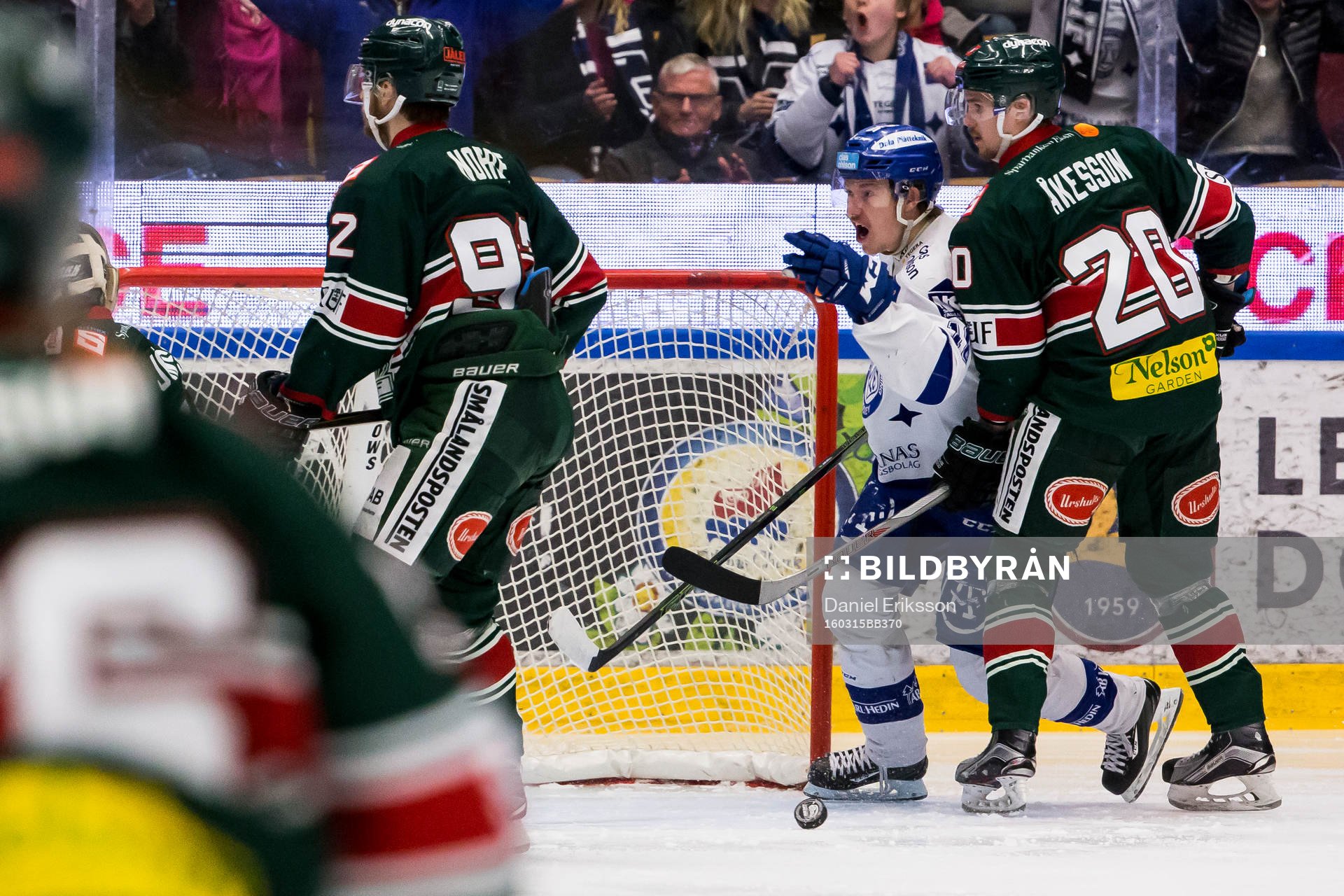 Leksands Simon Norberg jublar