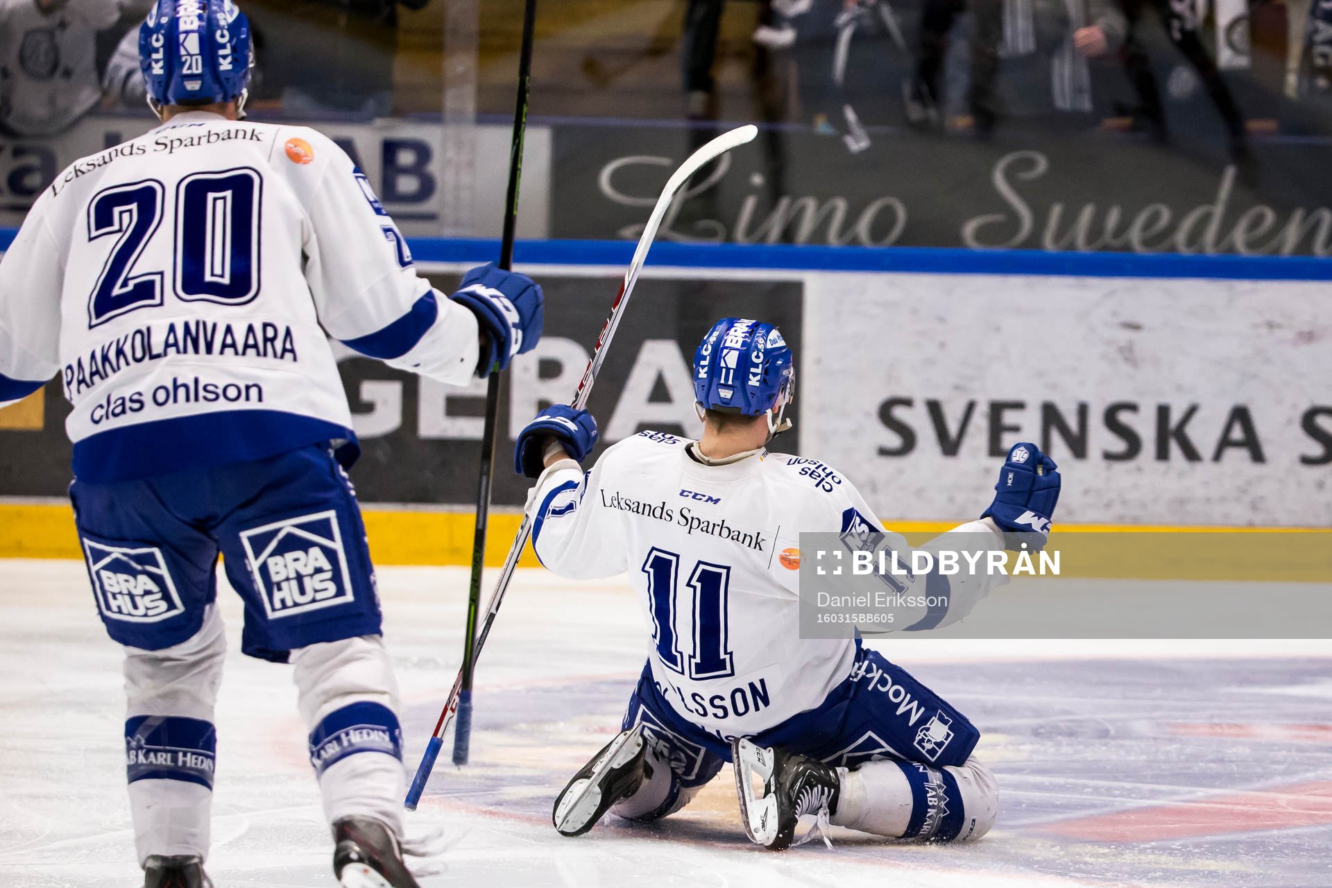Leksands Martin Karlsson jublar