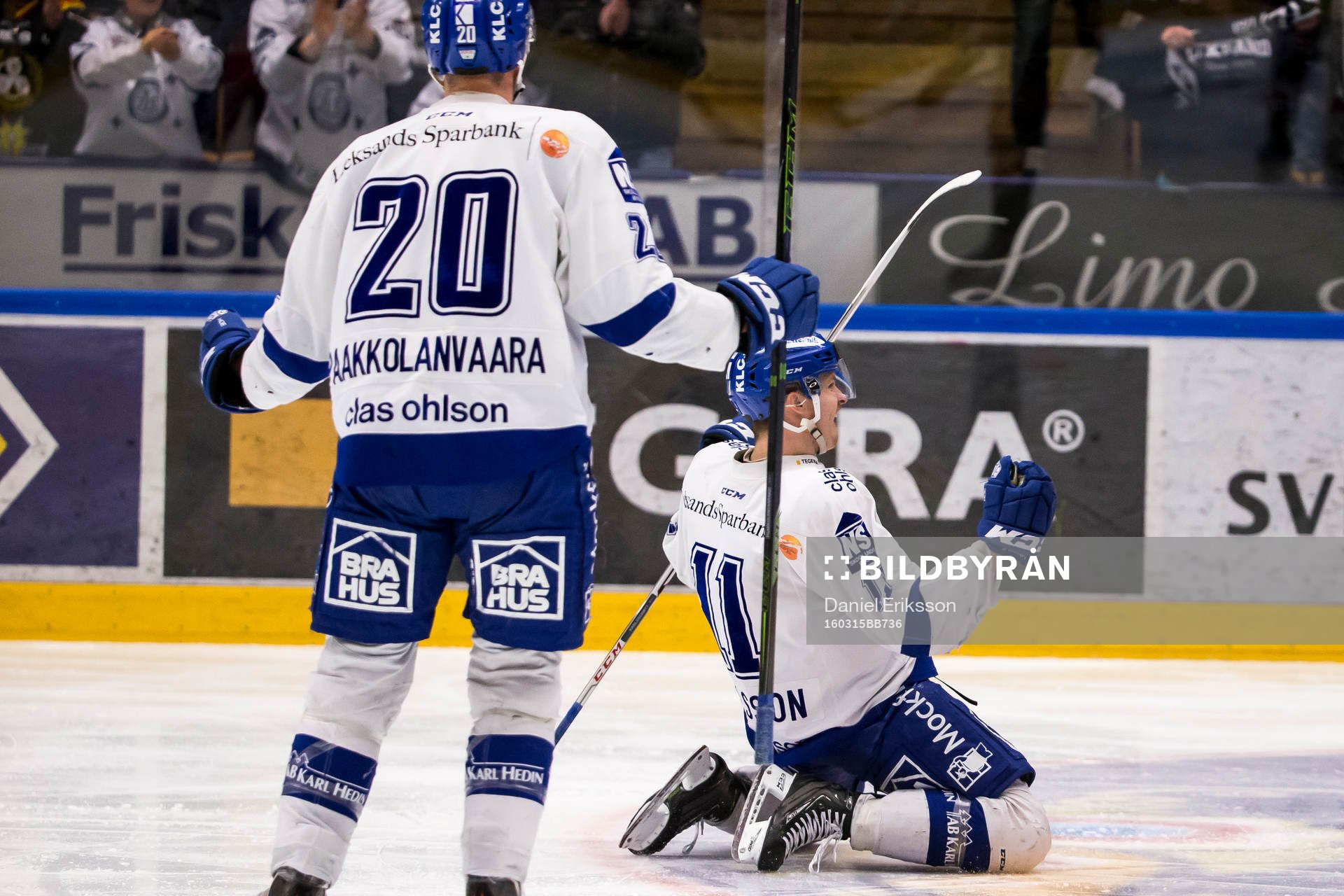 Leksands Martin Karlsson jublar