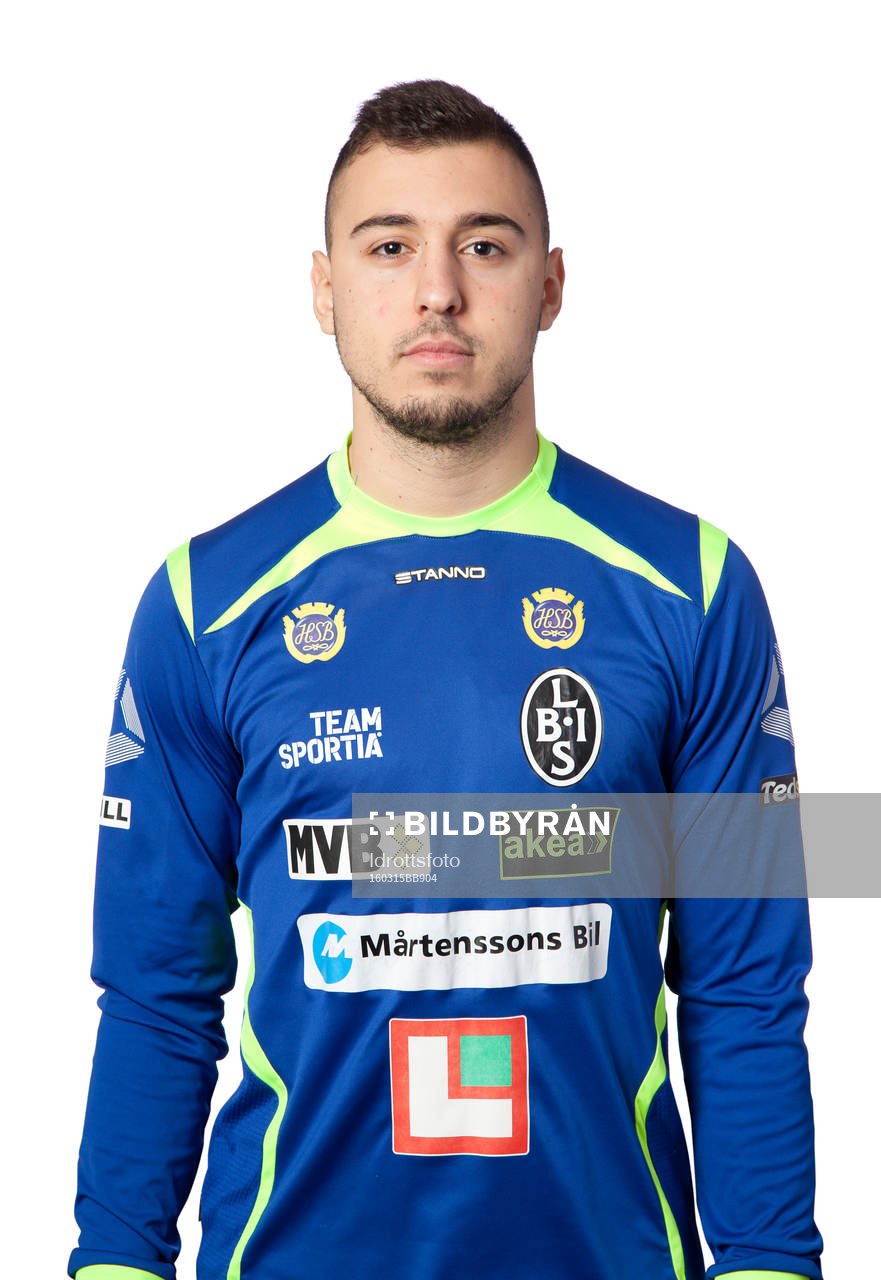Målvakt Amr Kaddoura poserar för ett porträtt den 15 mars 2016 i Landskrona.