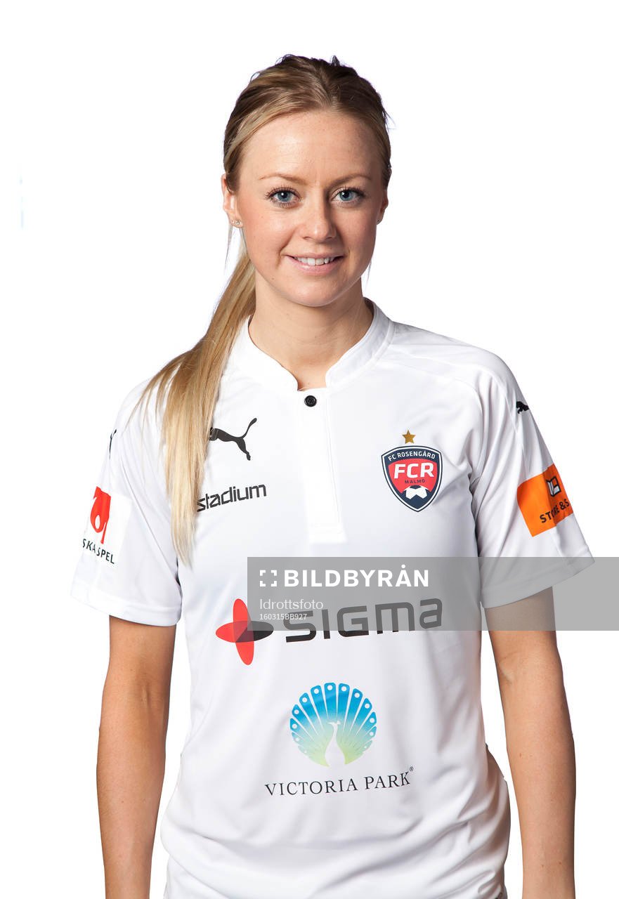Amanda Ilestedt poserar för ett porträtt den 15 mars 2016 i Malmö.