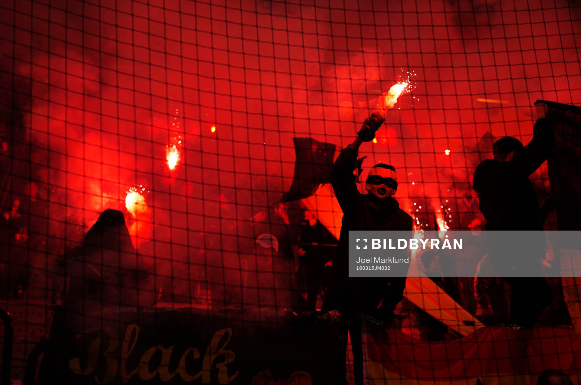 under kvartsfinalen i Svenska Cupen i fotboll mellan AIK