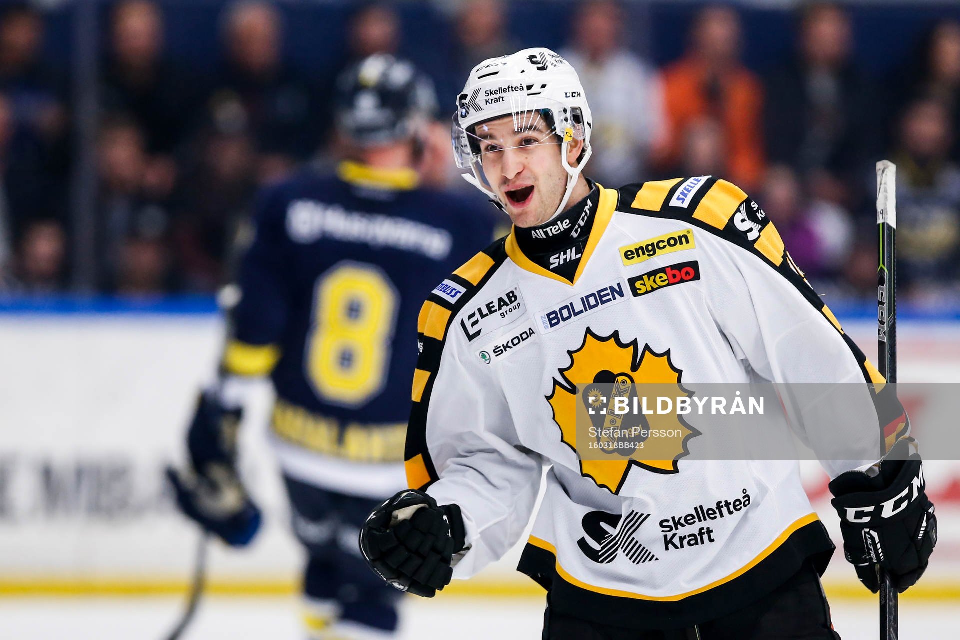 Skellefteås Andrew Calof jublar