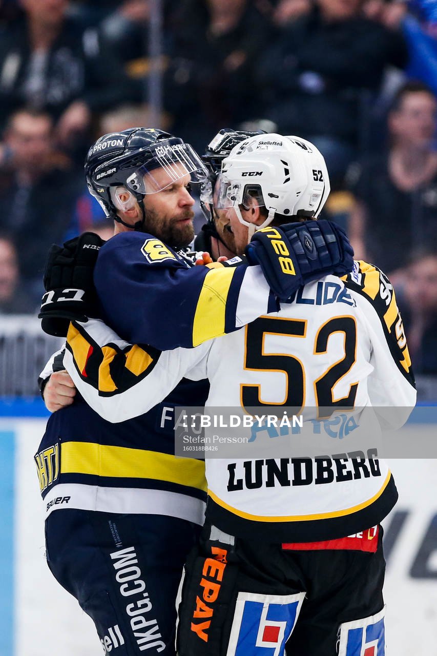 s Jere Karalahti och Skellefteås Arvid Lundberg