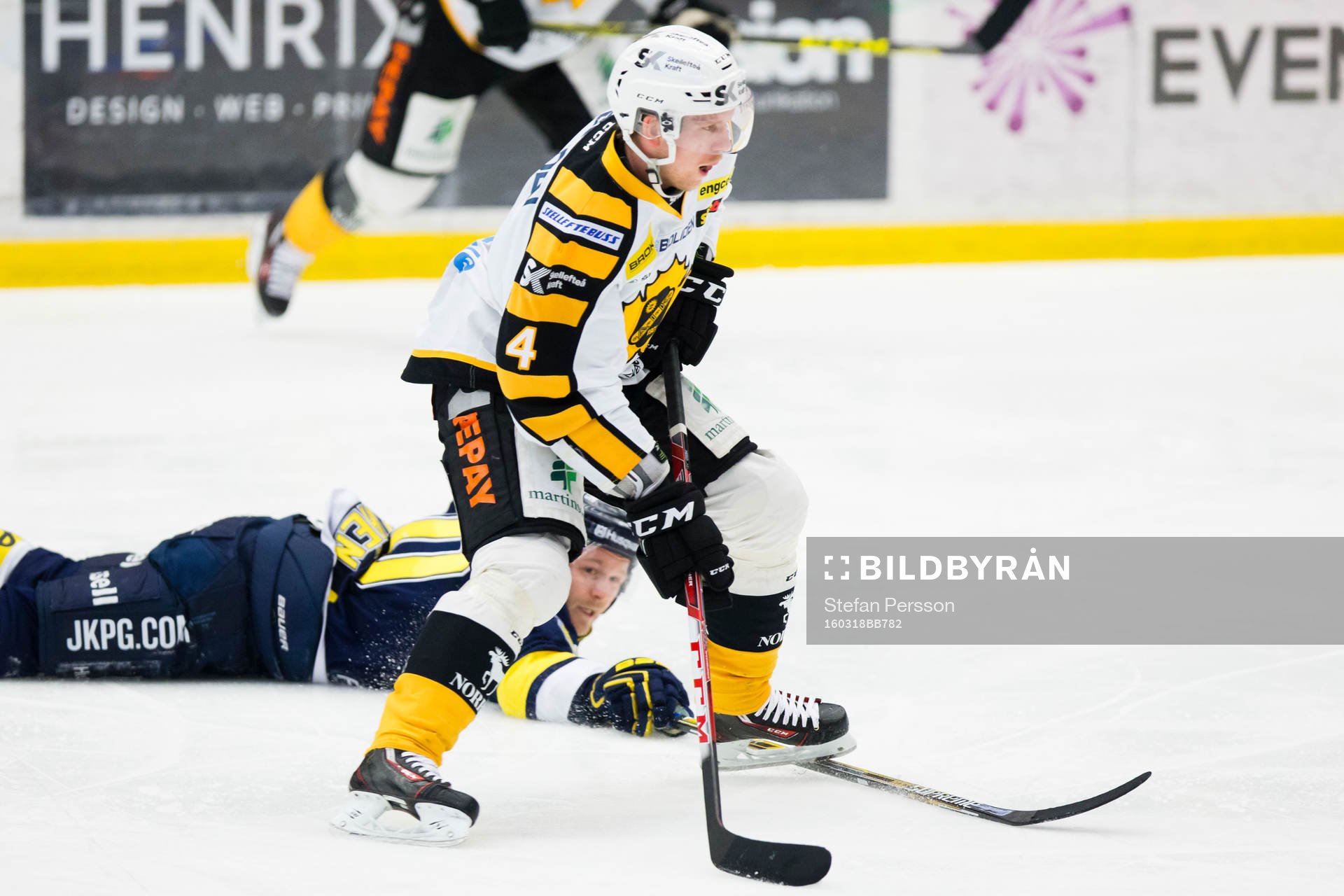 s Ted Brithén mot Skellefteås Tim Heed