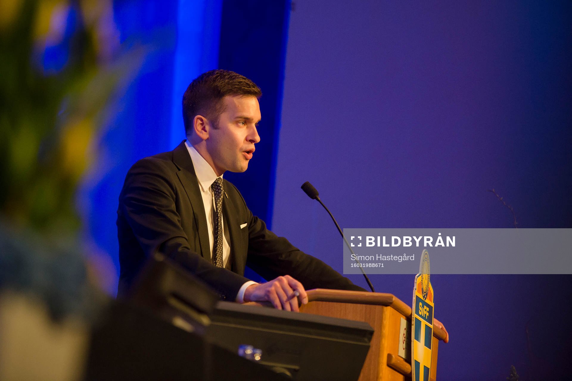 Idrottsminister Gabriel Wikström