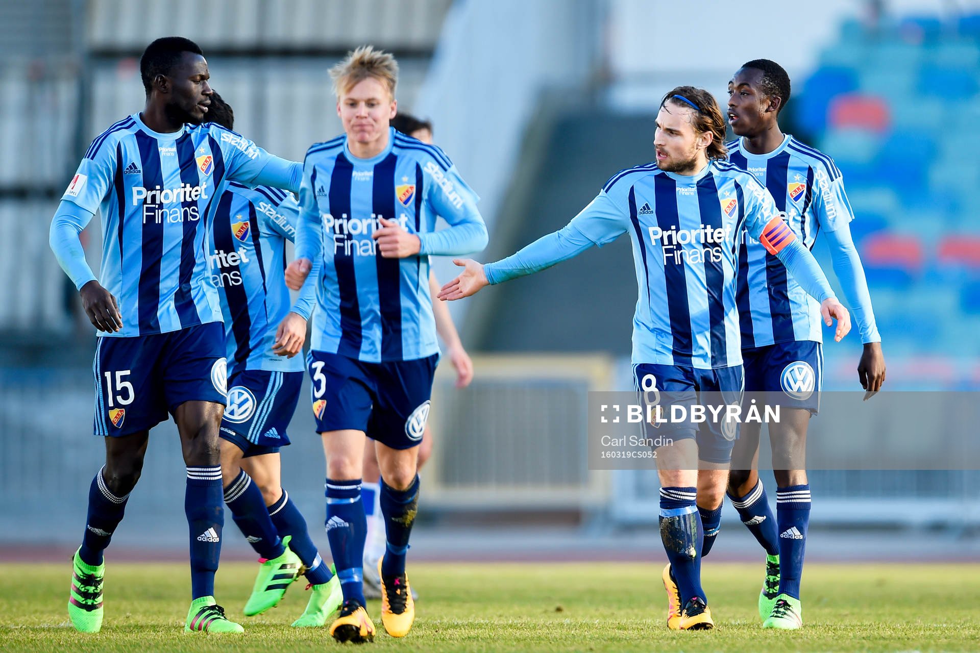 Djurgårdens Kevin Walker jublar