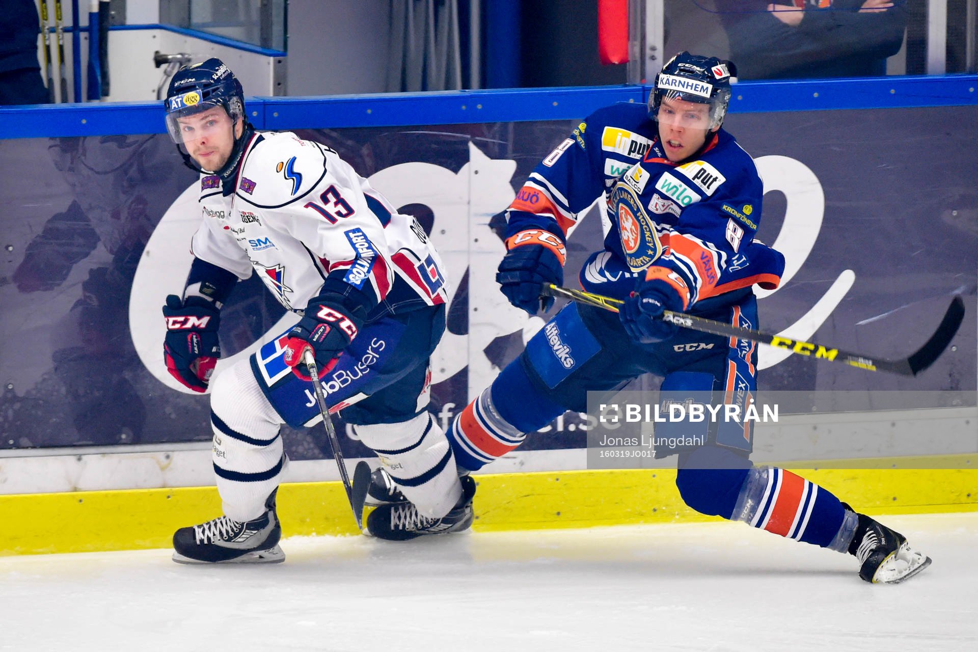 Linköpings Andrew Gordon och Växjös Ville Varakas