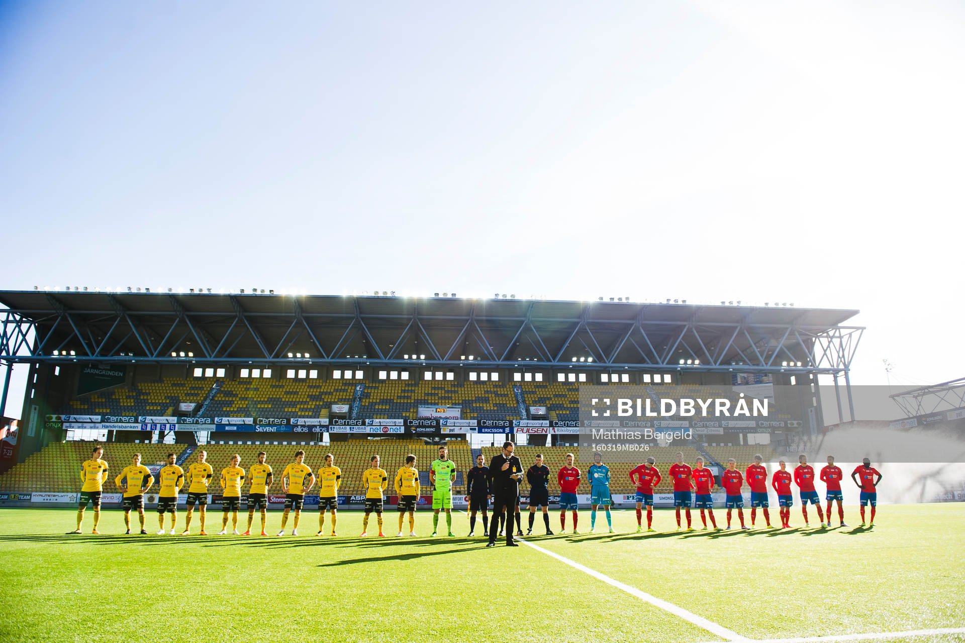 Elfsborgs vice ordförande Sune Lundqvist håller tal på