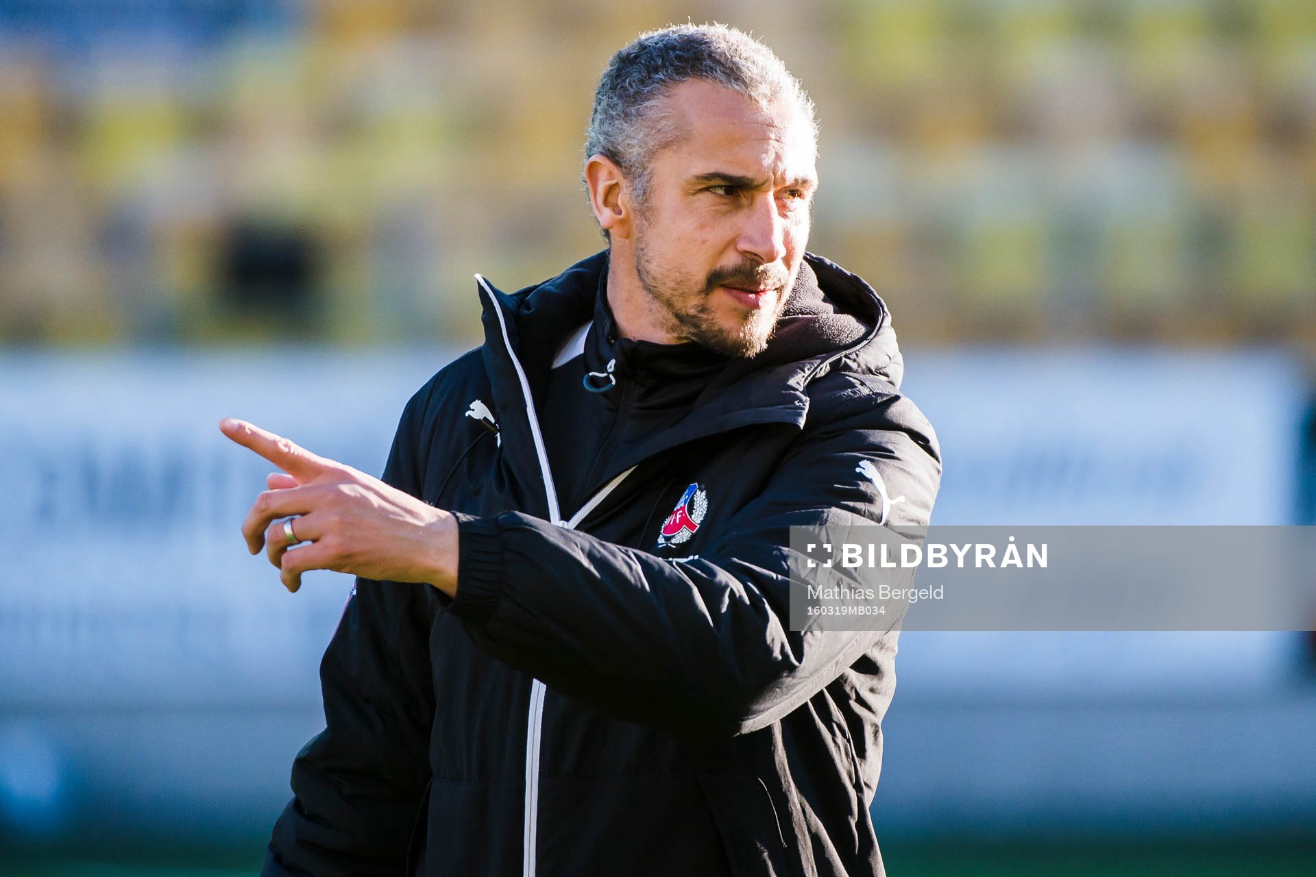 Helsingborgs manager Henrik Larsson efter en träningsmatch i fotboll mellan Elfsborg och Helsingborg den 19 mars 2016 i Borås.