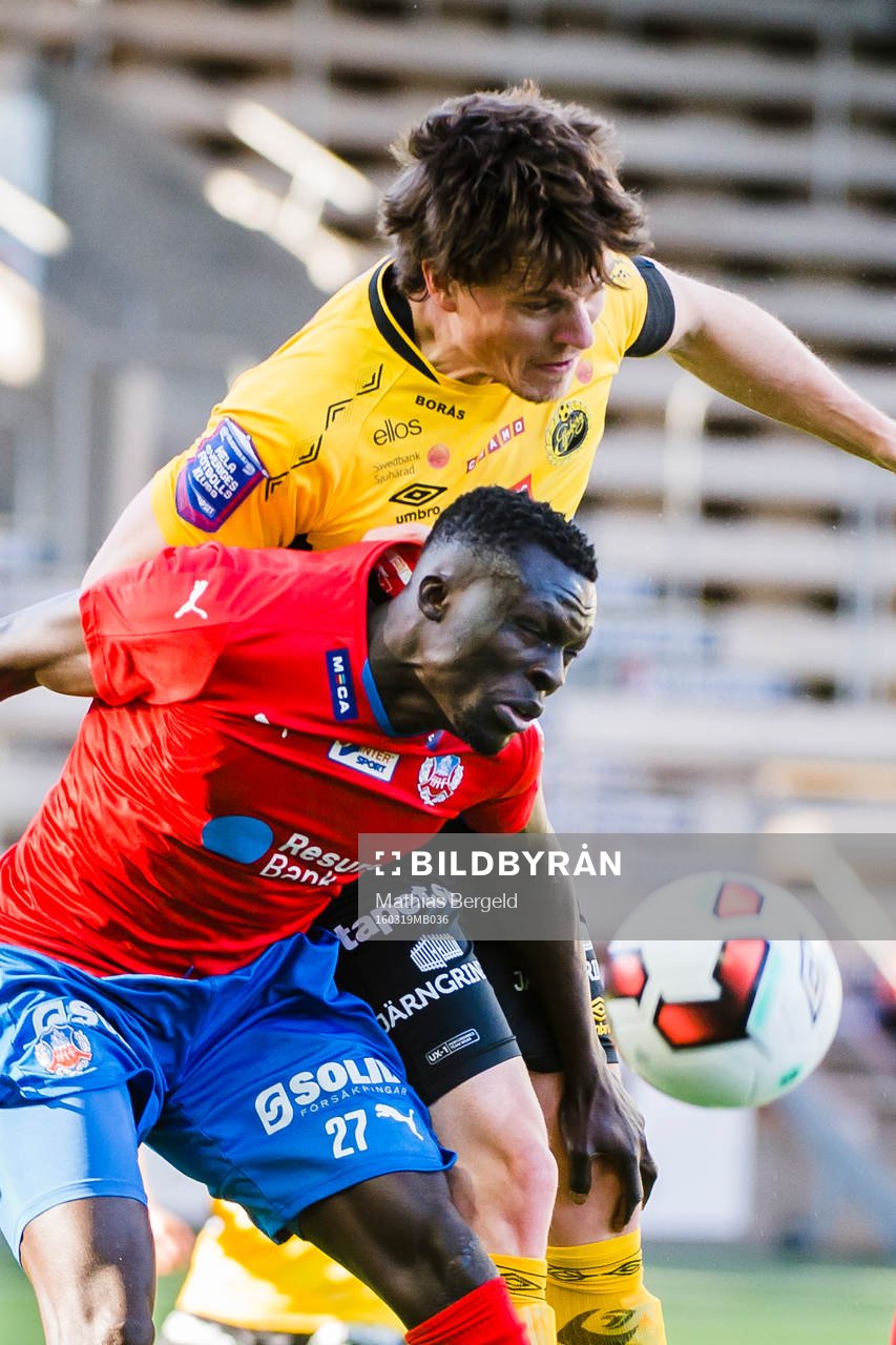 Elfsborgs Jörgen Horn och Helsingborgs Lalawélé Atakora