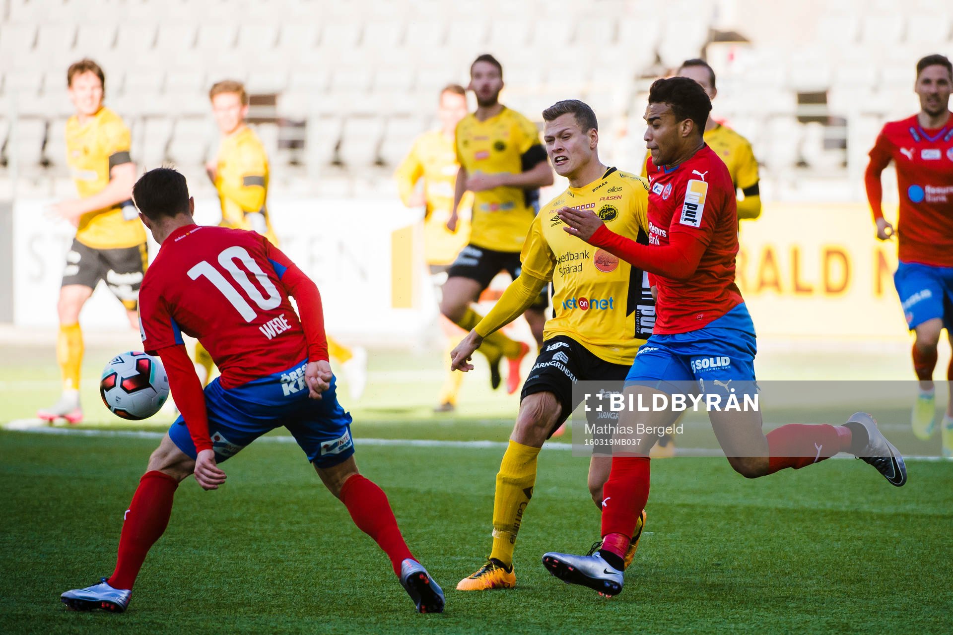 Helsingborgs Anton Wede och Tyrell Rusike