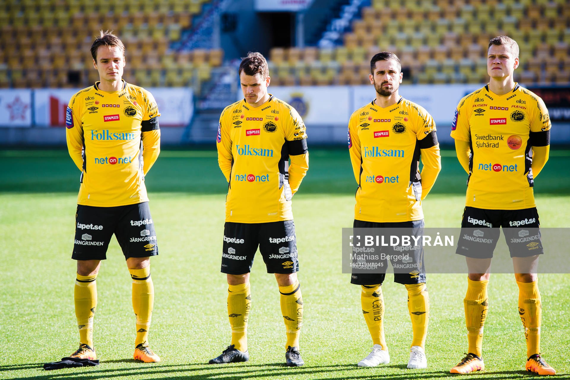 Elfsborgs spelare Viktor Prodell, Jörgen Horn, Emir