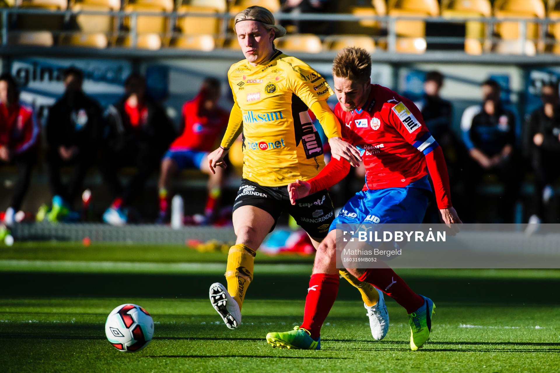 Elfsborgs Viktor Götesson och Helsingborgs Johan