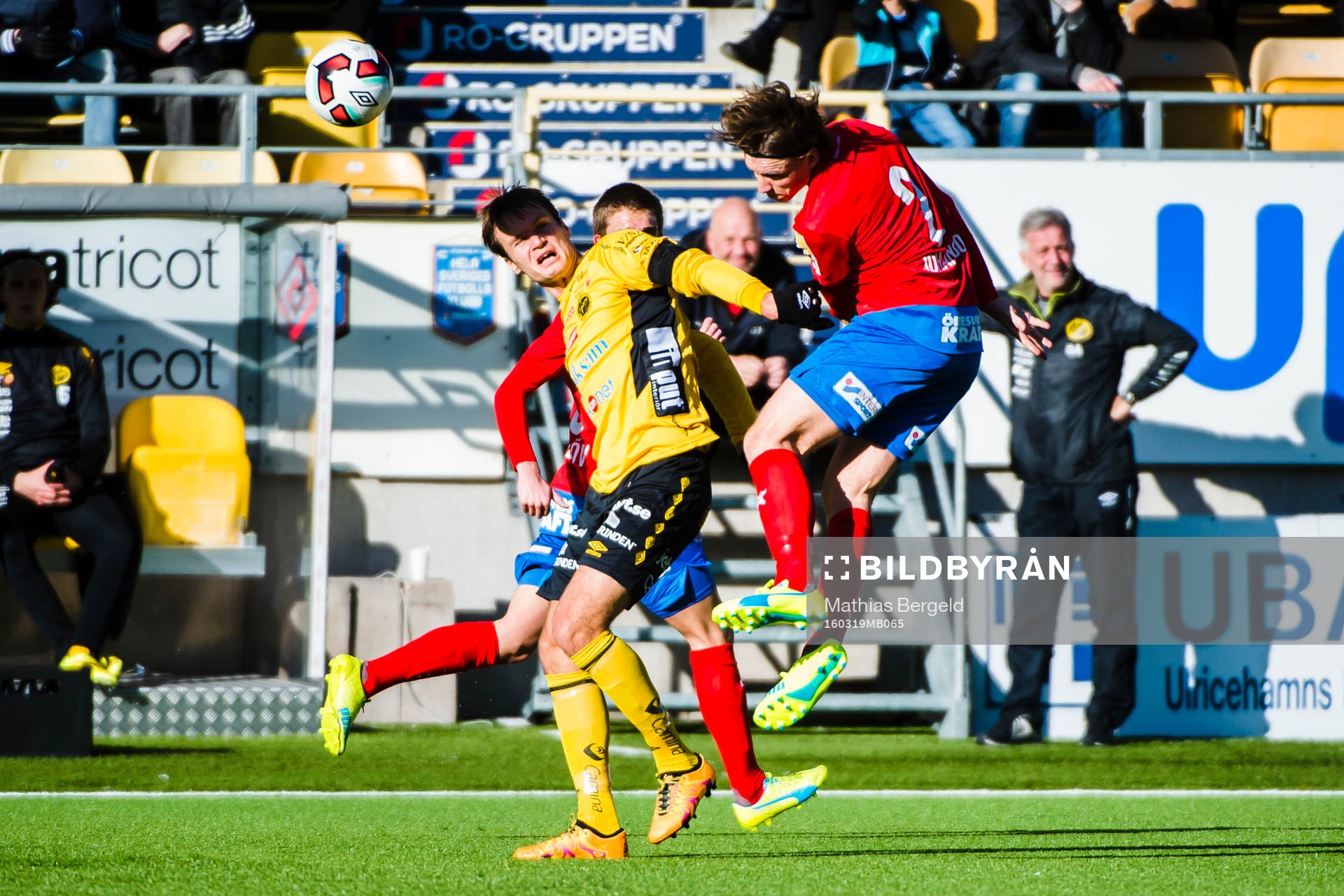 Elfsborgs Viktor Prodell och Helsingborgs Carl Johansson