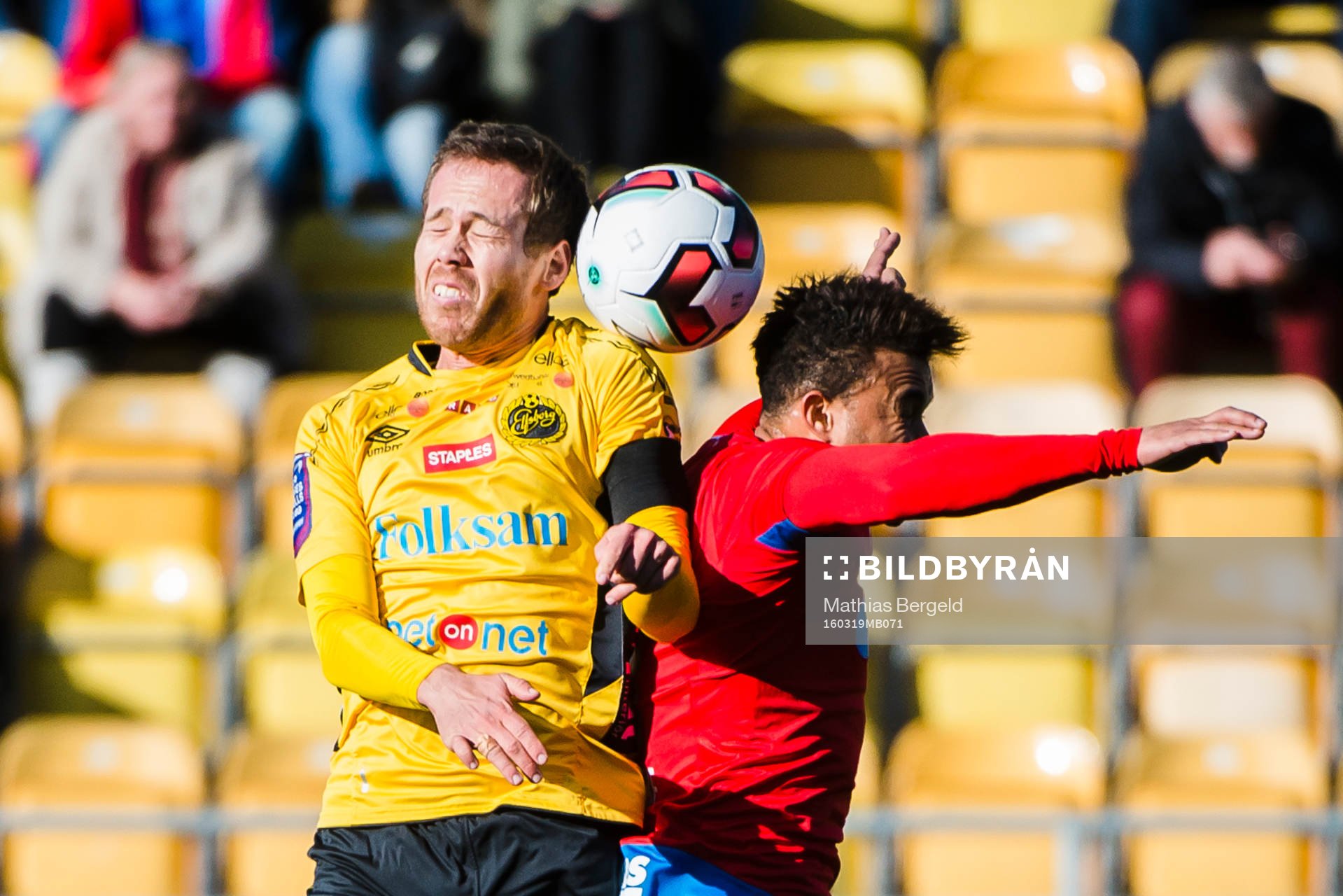 Elfsborgs Marcus Rohdén och Helsingborgs Tyrell Rusike