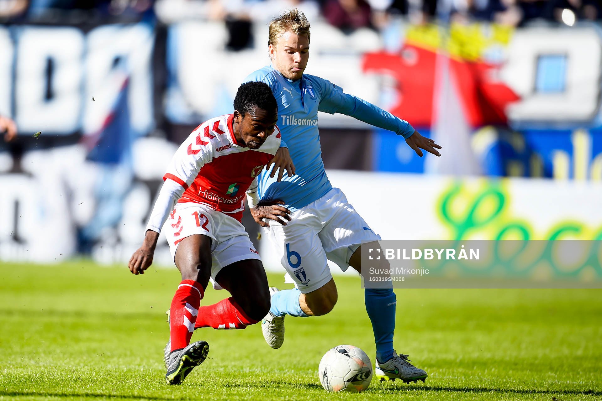 Kalmars Lumala Abdu och Malmö FFs Oscar Lewicki
