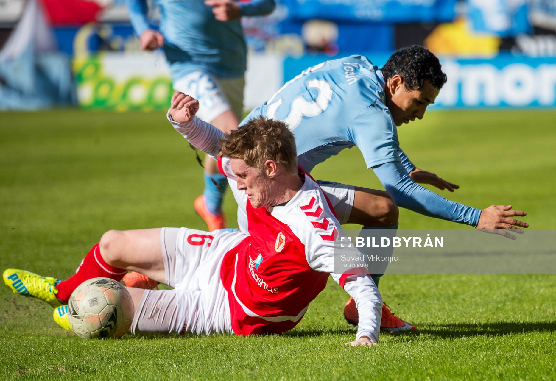 Kalmars Rasmus Elm och Malmö FFs Yoshimar Yotún