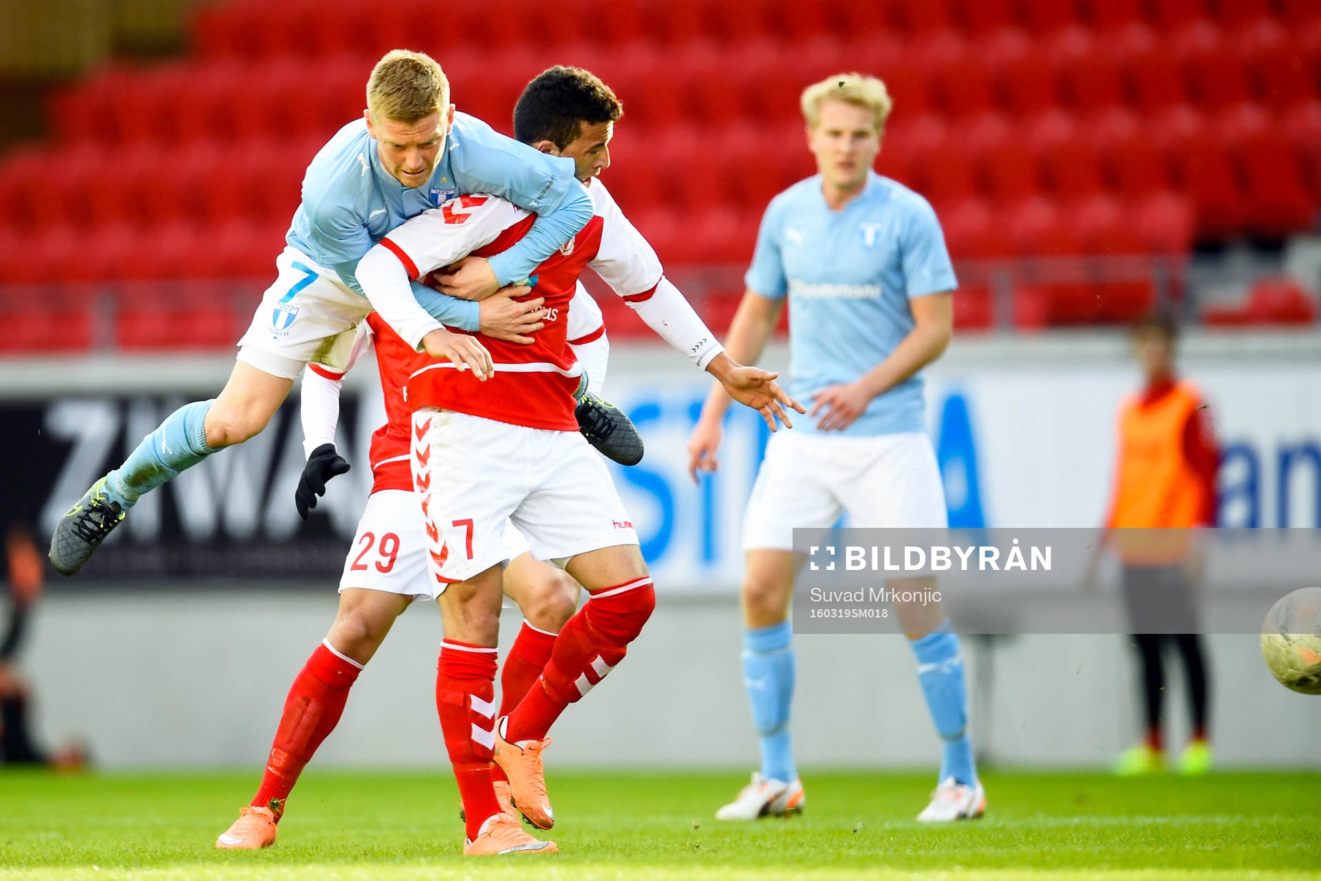Kalmars Ismael Silva Lima och Malmö FFs Anders Christiansen