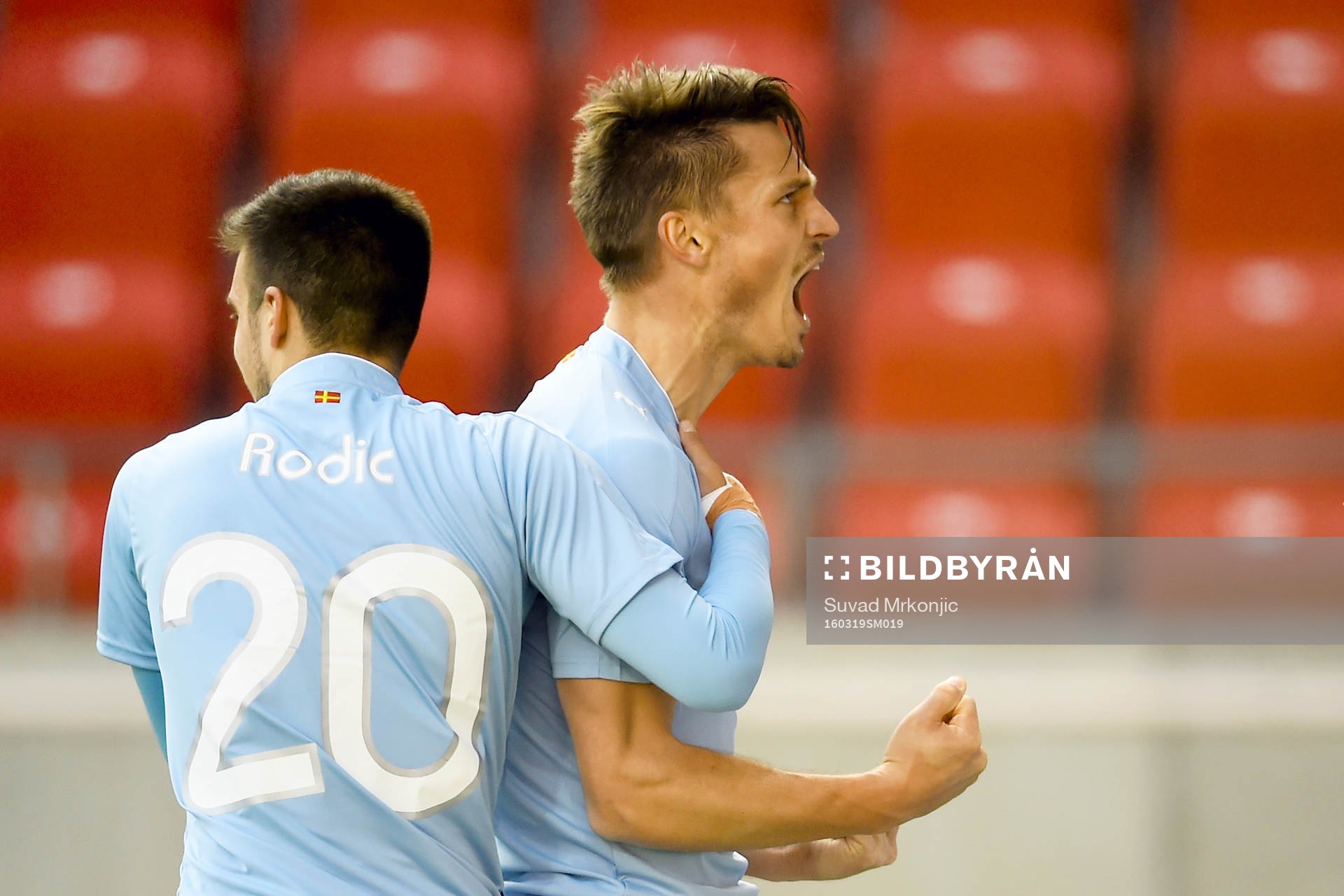 Malmö FFs Markus Rosenberg jublar