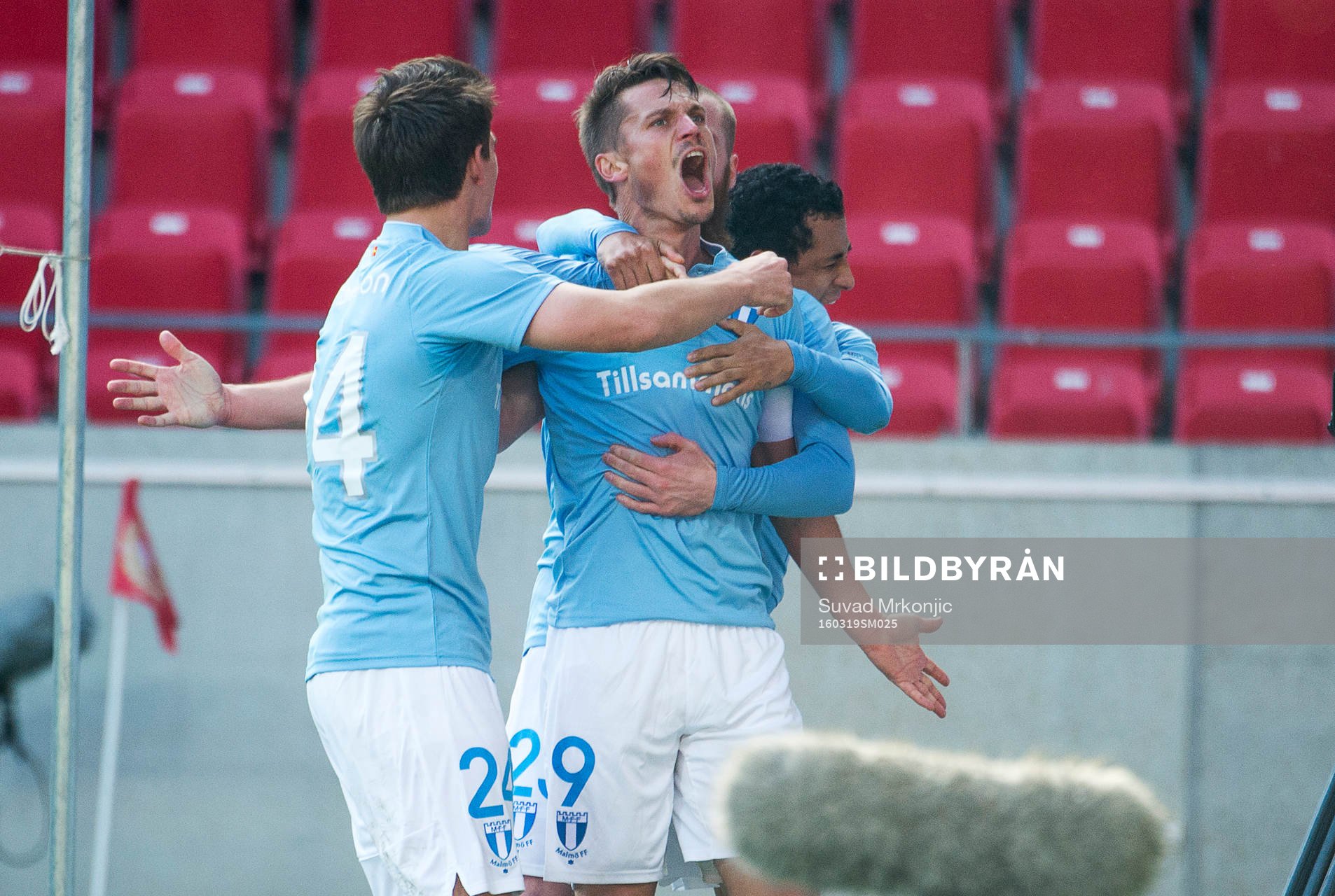 Malmö FFs Markus Rosenberg jublar