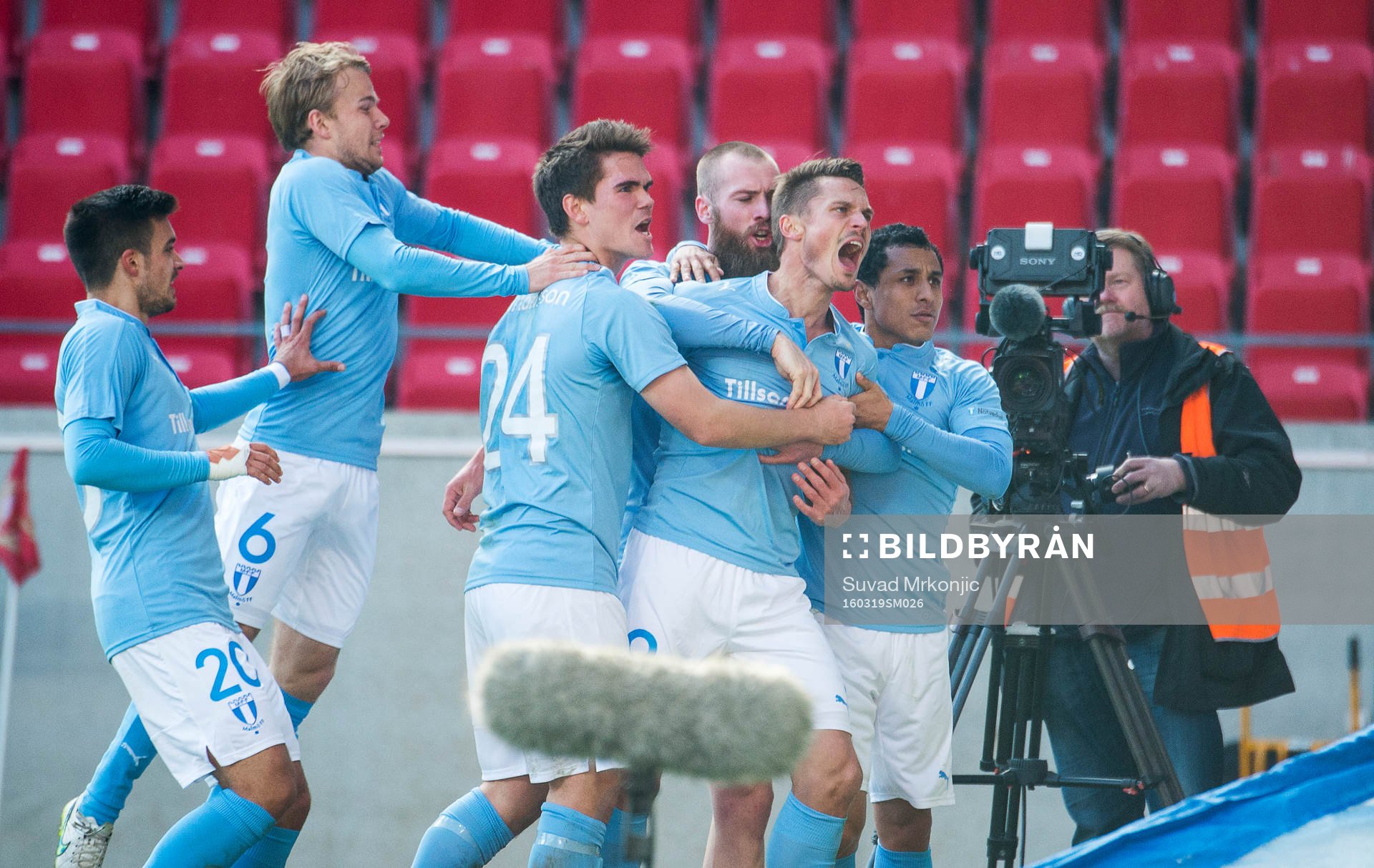 Malmö FFs Markus Rosenberg jublar