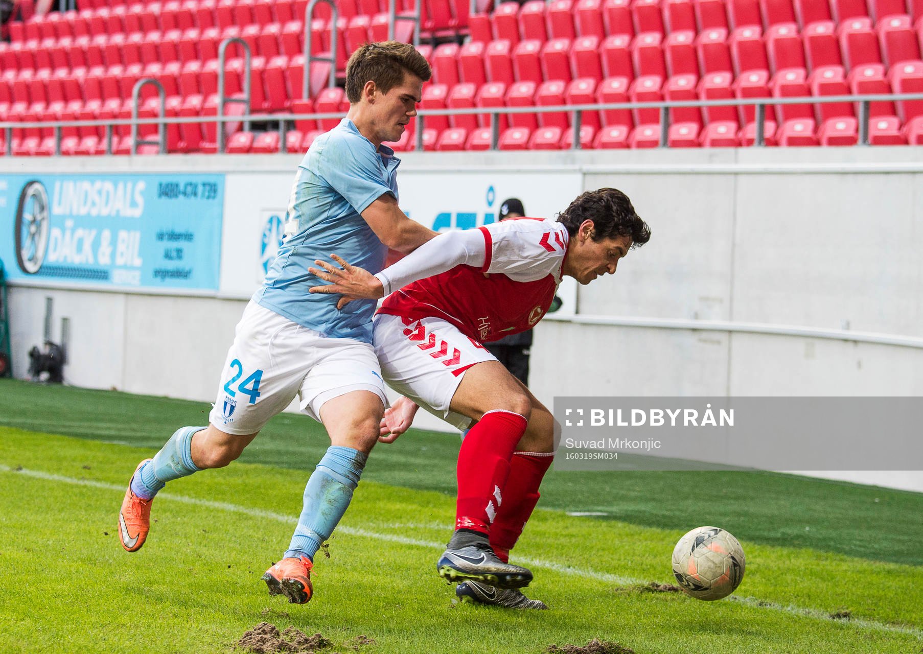 Malmö FFs Vidar Örn Kjartansson och Kalmars Marko